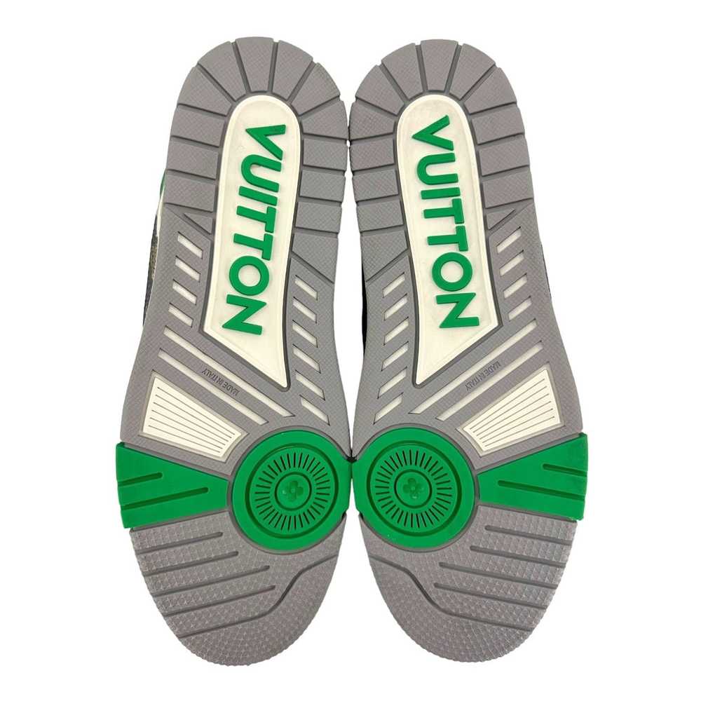 Louis Vuitton LV Trainer Strap Black Green Mesh - image 7