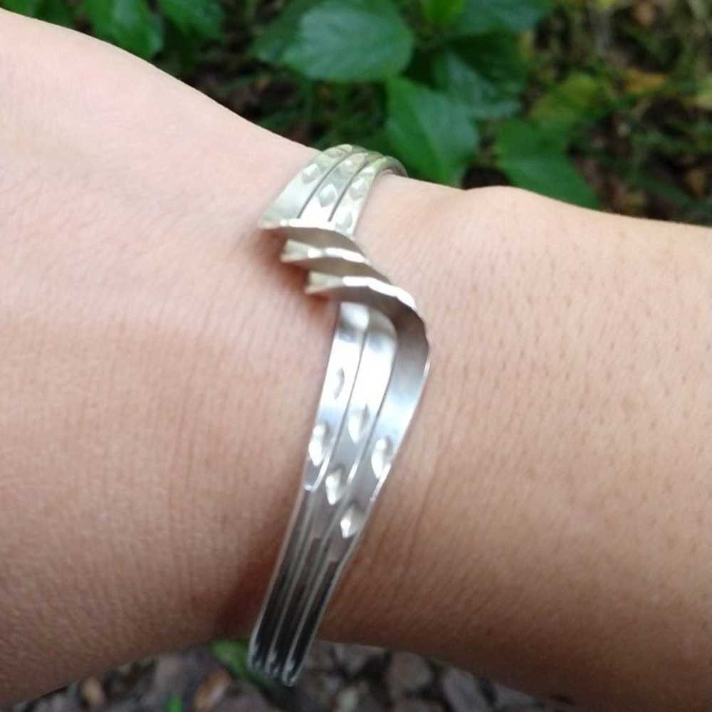 Vintage sterling silver bracelet - image 2