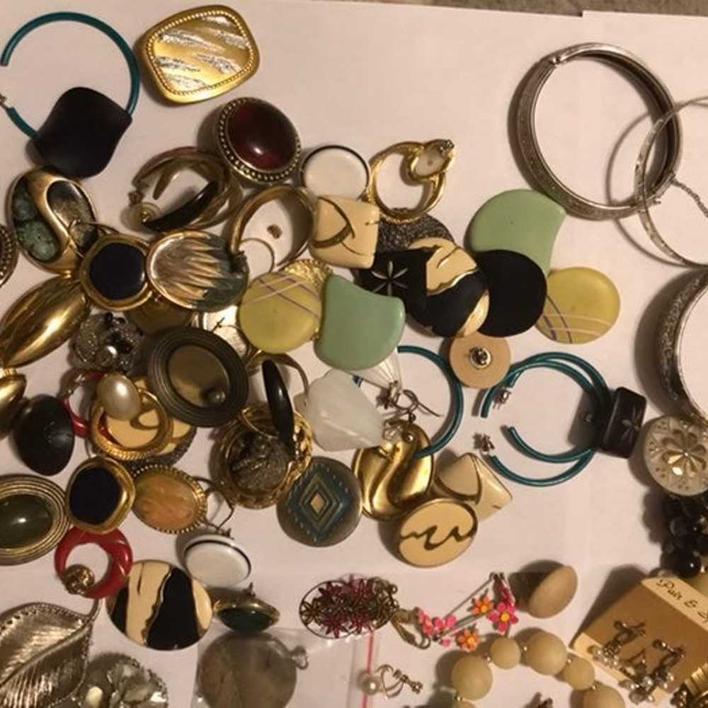 Huge Lot of 80s and 90s Costume Jewelry - image 6