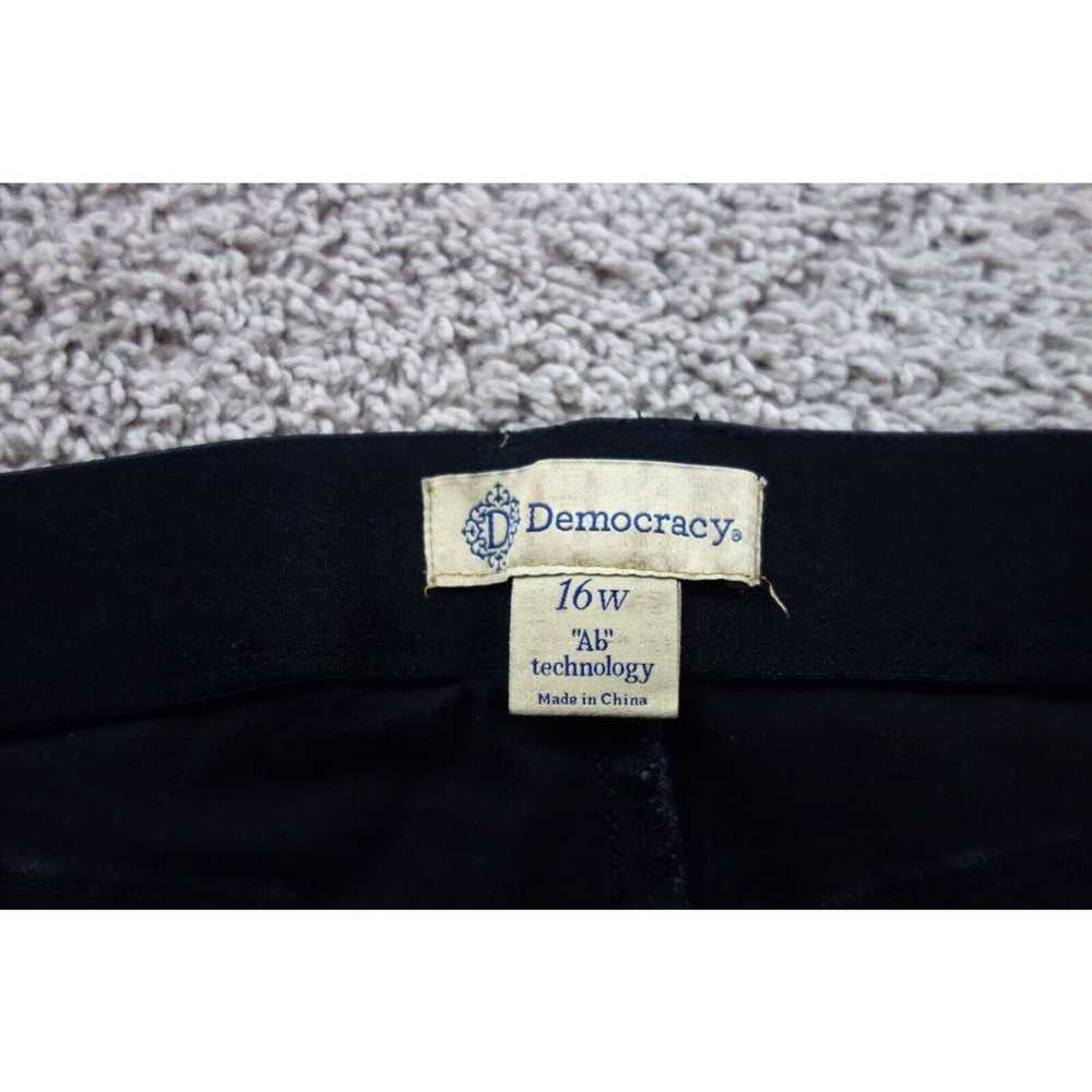 Vintage Democracy Jeans Womens 16W Black Ab Techn… - image 2