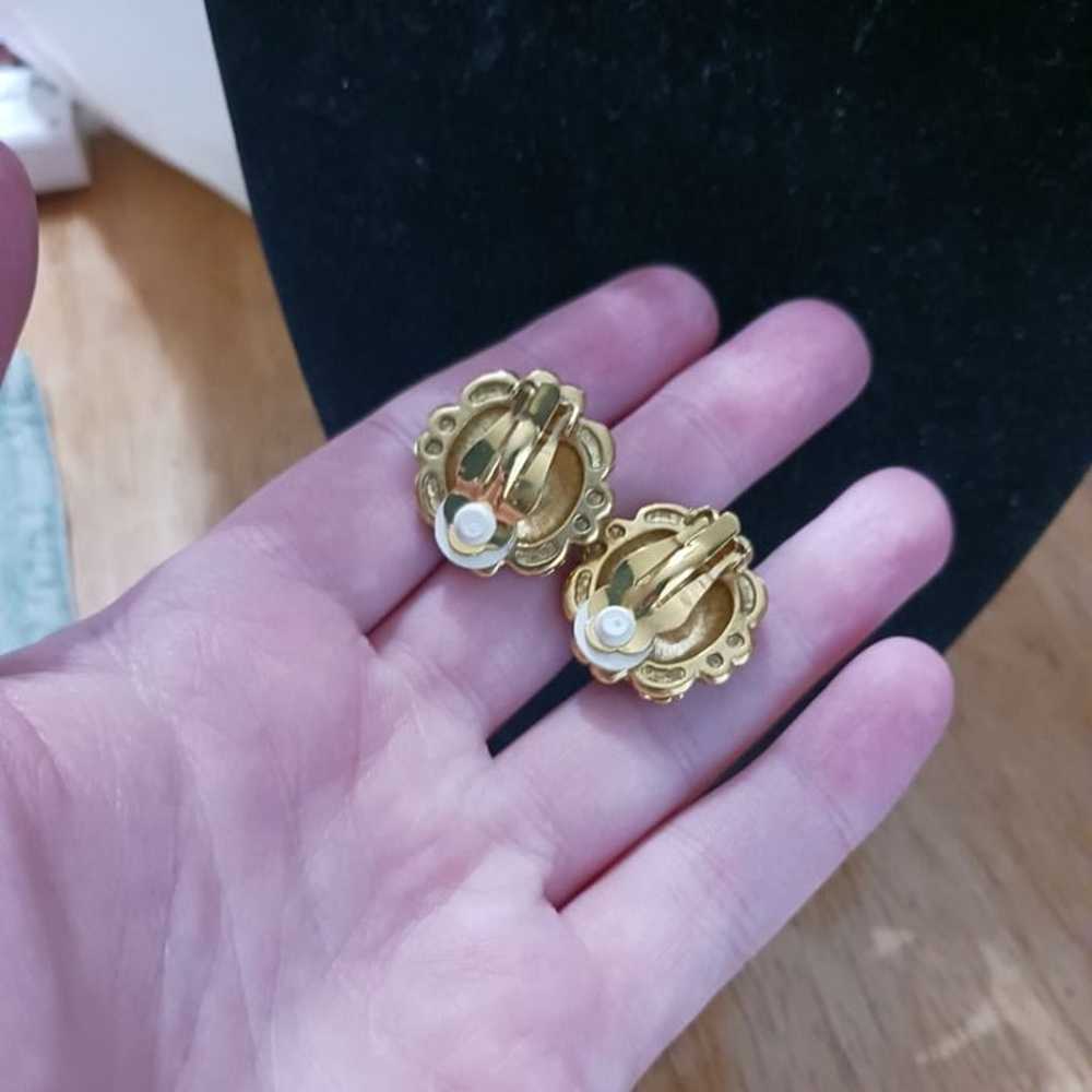 Vintage Joan Rivers clip on earrings - image 2