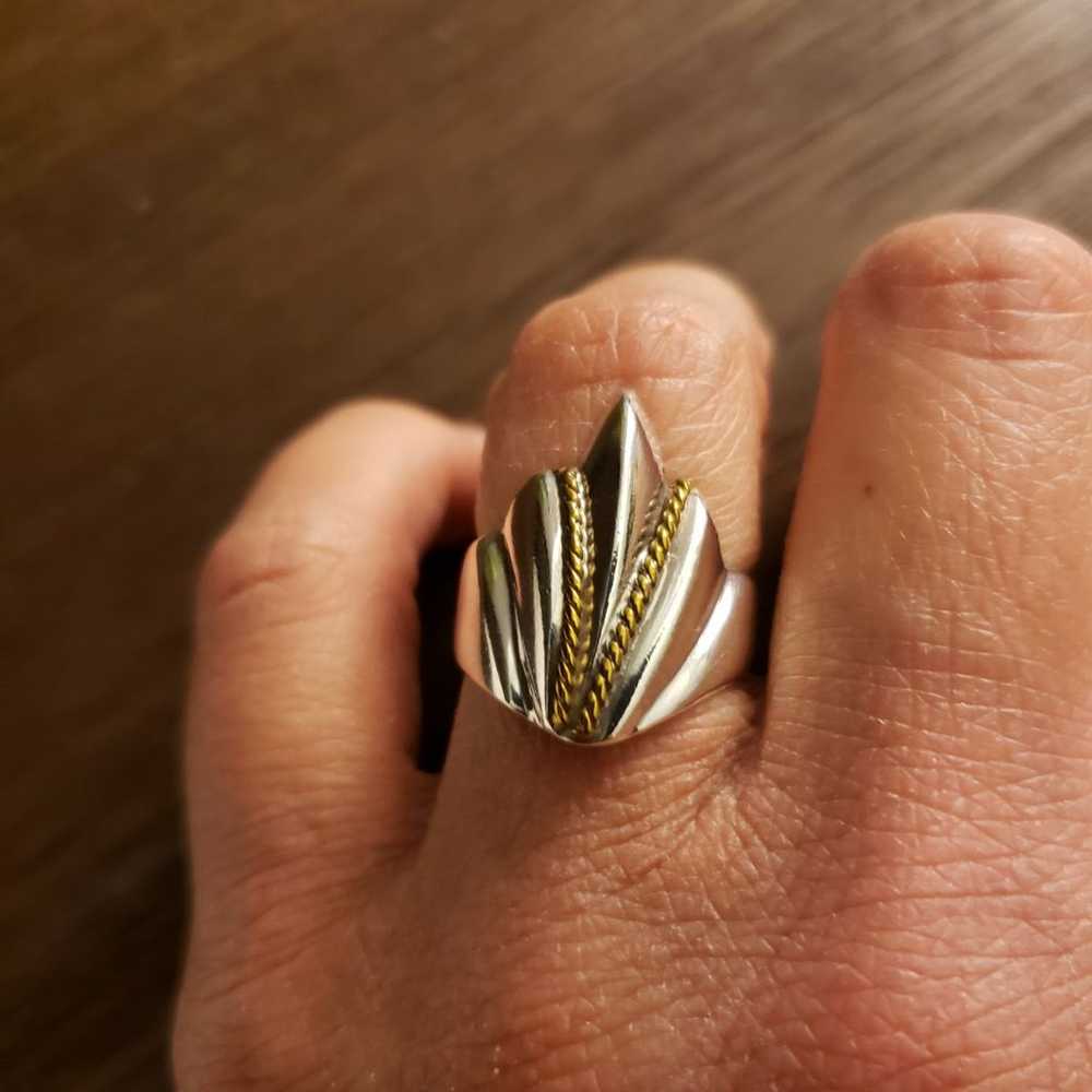 Vintage Sterling Silver Ring - image 9