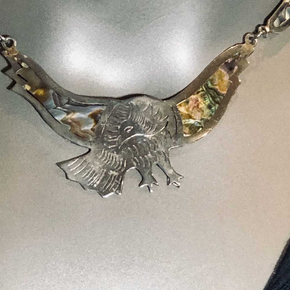 Vintage Alpaca mexico necklace - image 2