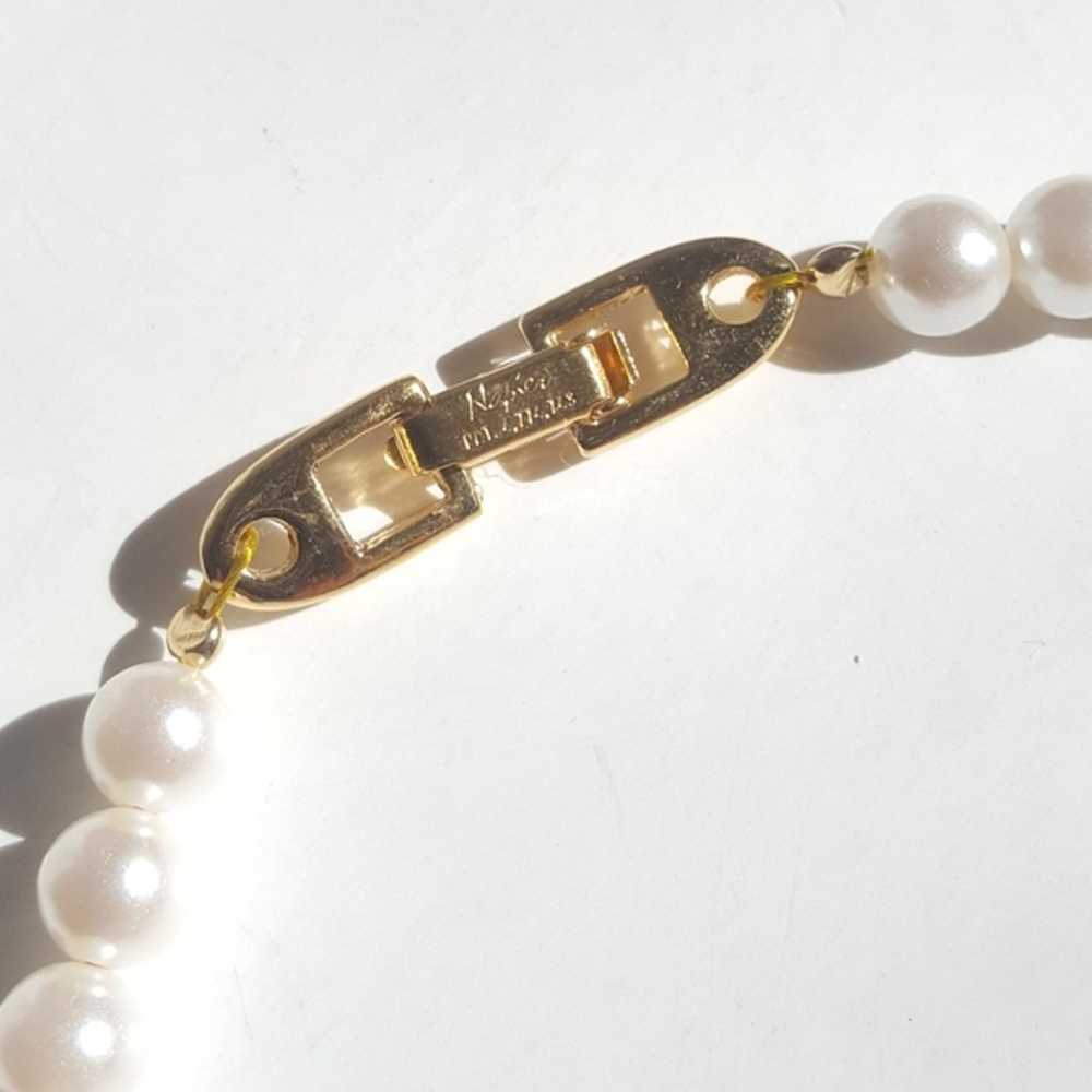 NAPIER Vintage Faux Pearl Necklace - image 9