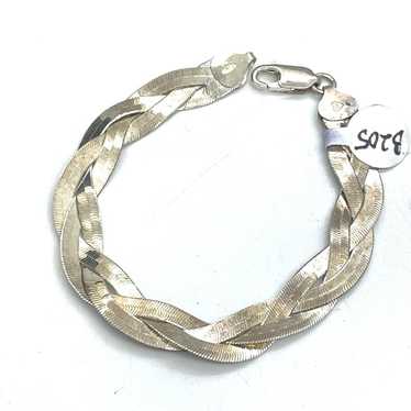 Sterling Woven Bracelet - image 1