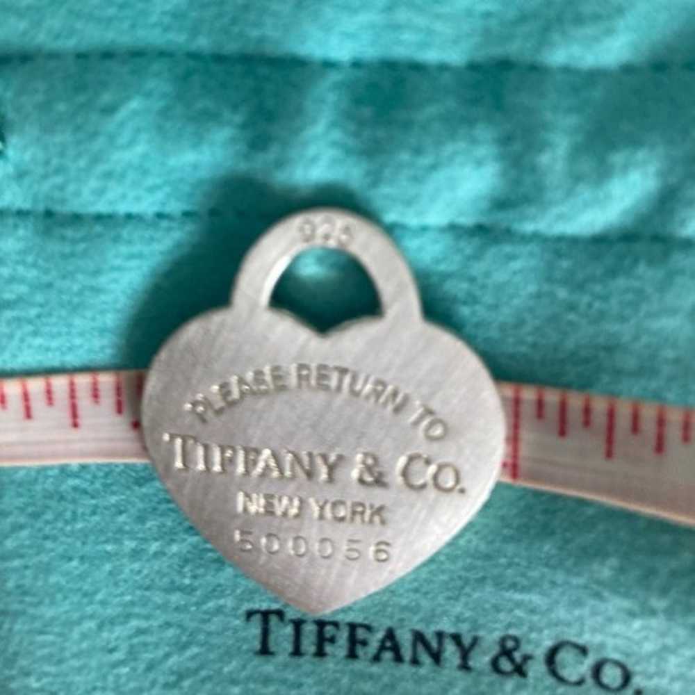 Tiffany Co sterling hearth  silver charm with pou… - image 3