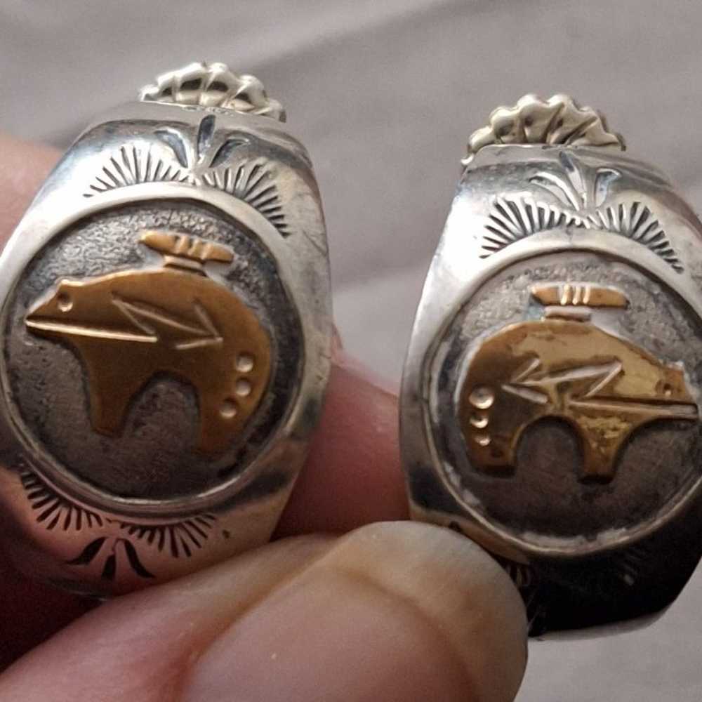 Native American Sterling Earrings - image 11