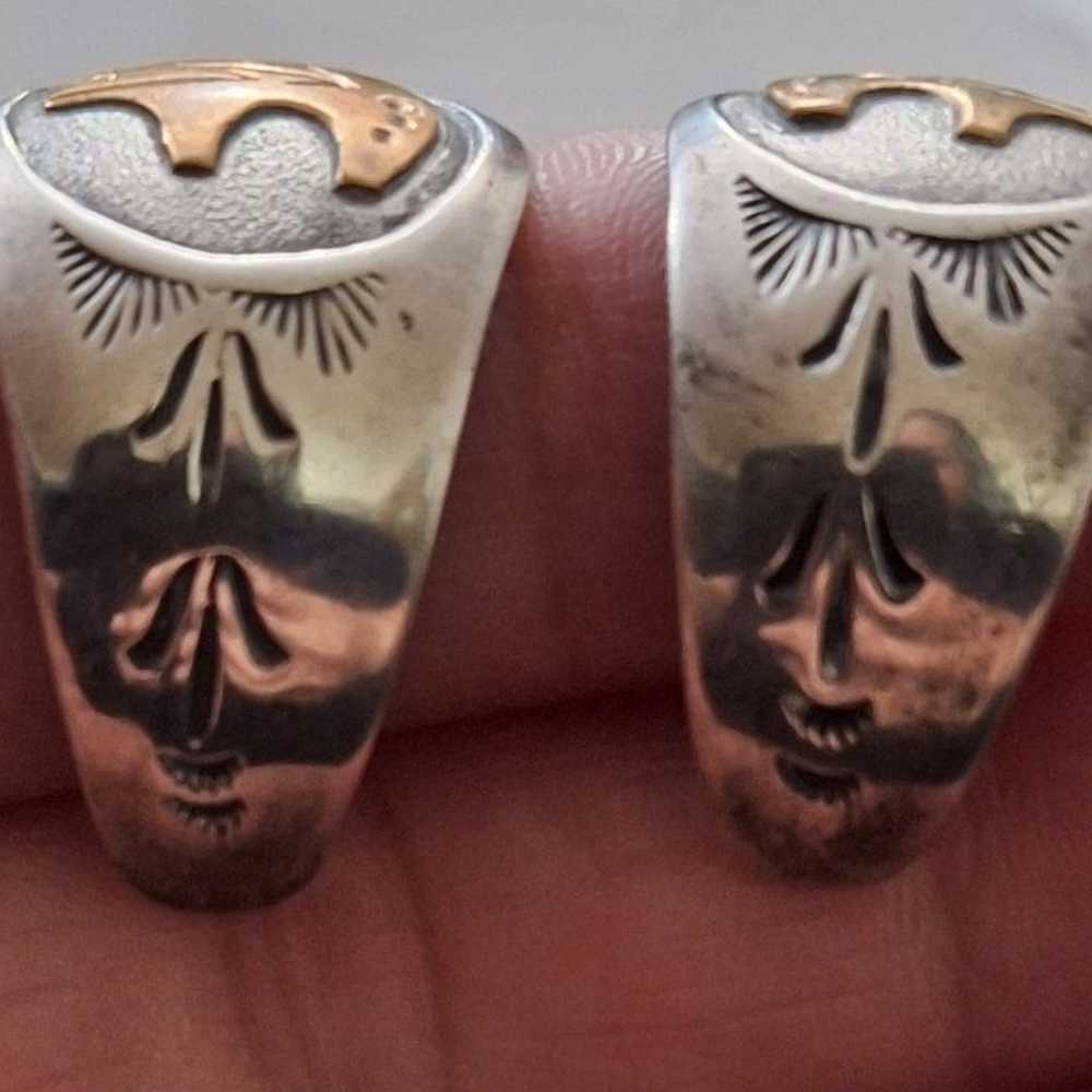 Native American Sterling Earrings - image 2