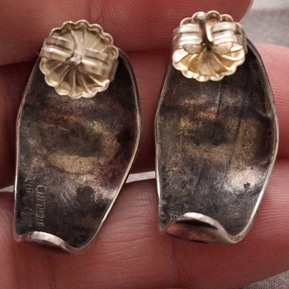 Native American Sterling Earrings - image 6