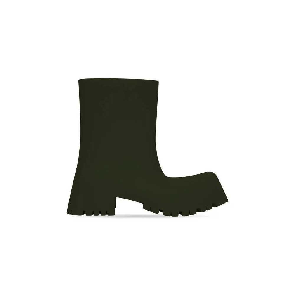 Balenciaga o1in1g0724 Trooper Rubber Boot in Dark… - image 1