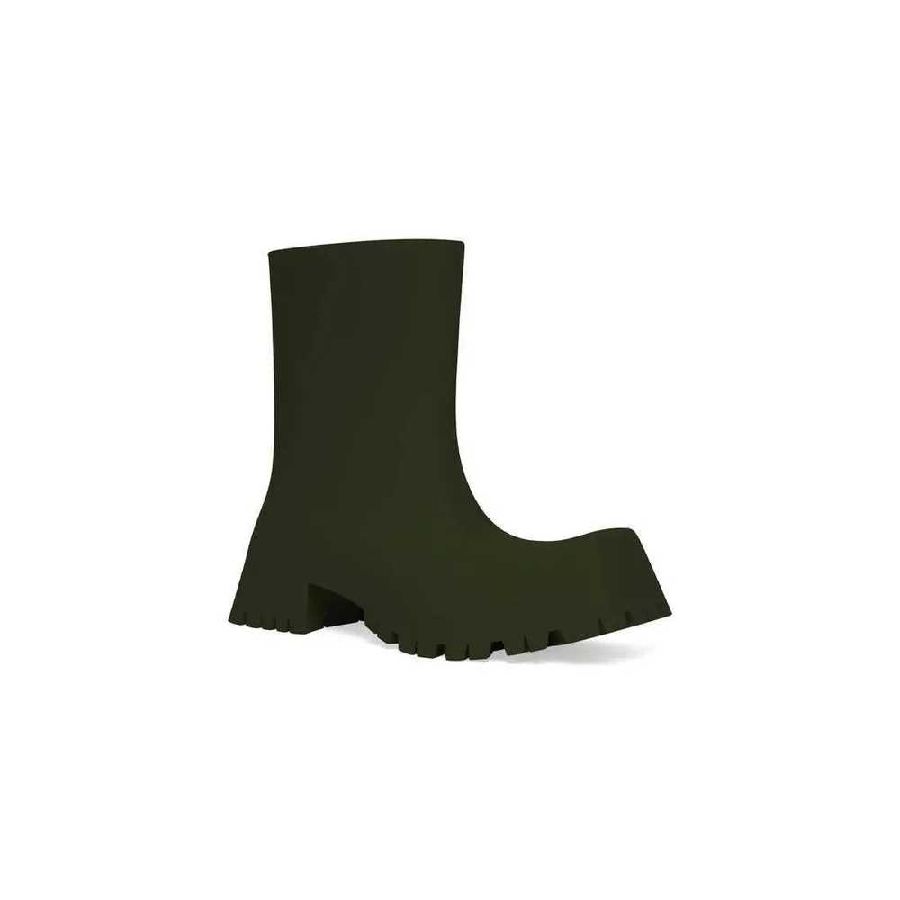 Balenciaga o1in1g0724 Trooper Rubber Boot in Dark… - image 2