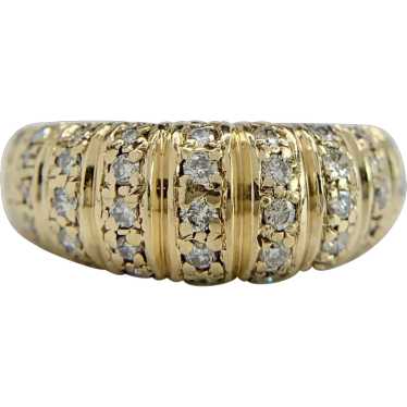 14k Yellow Gold .68ctw Diamond Ring