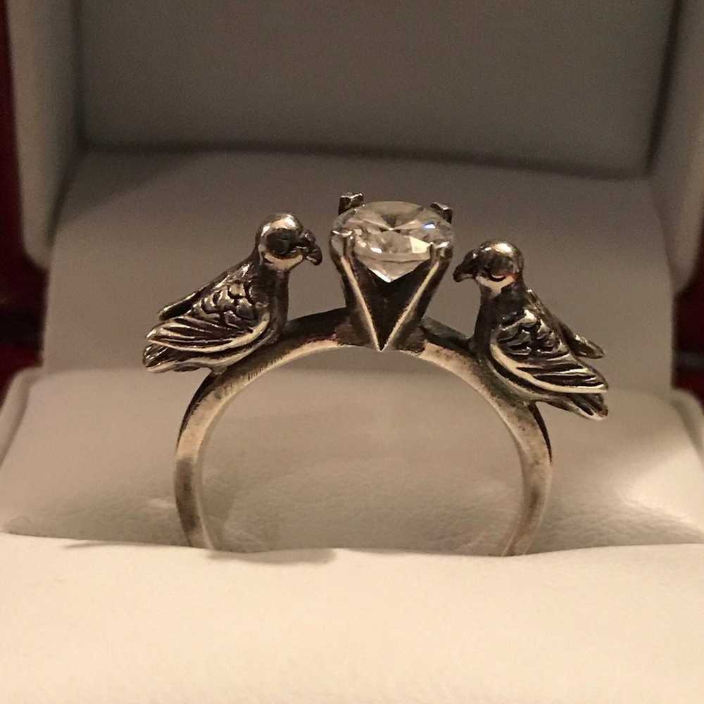 Vintage Designer Sterling Silver Love Do - image 1