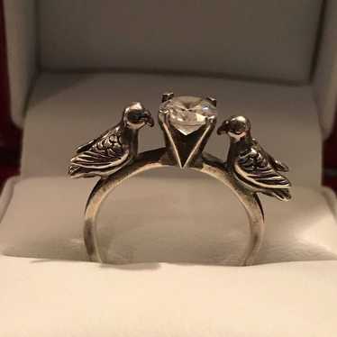 Vintage Designer Sterling Silver Love Do - image 1