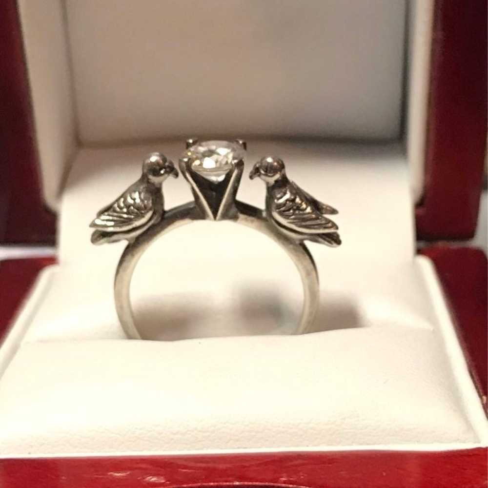 Vintage Designer Sterling Silver Love Do - image 3