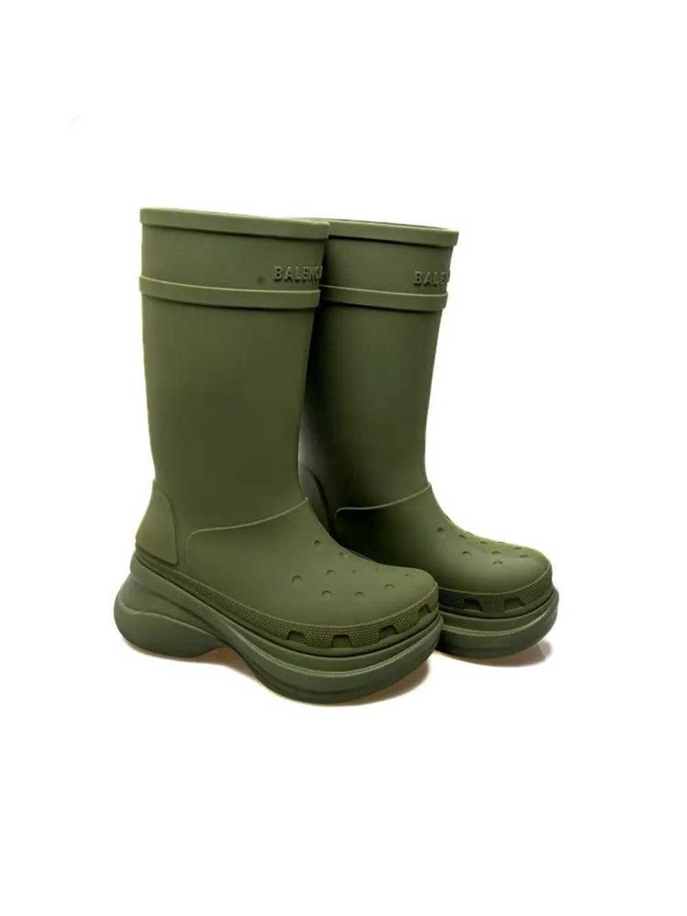 Balenciaga o1in1g0724 Crocs Boots in Green - image 2