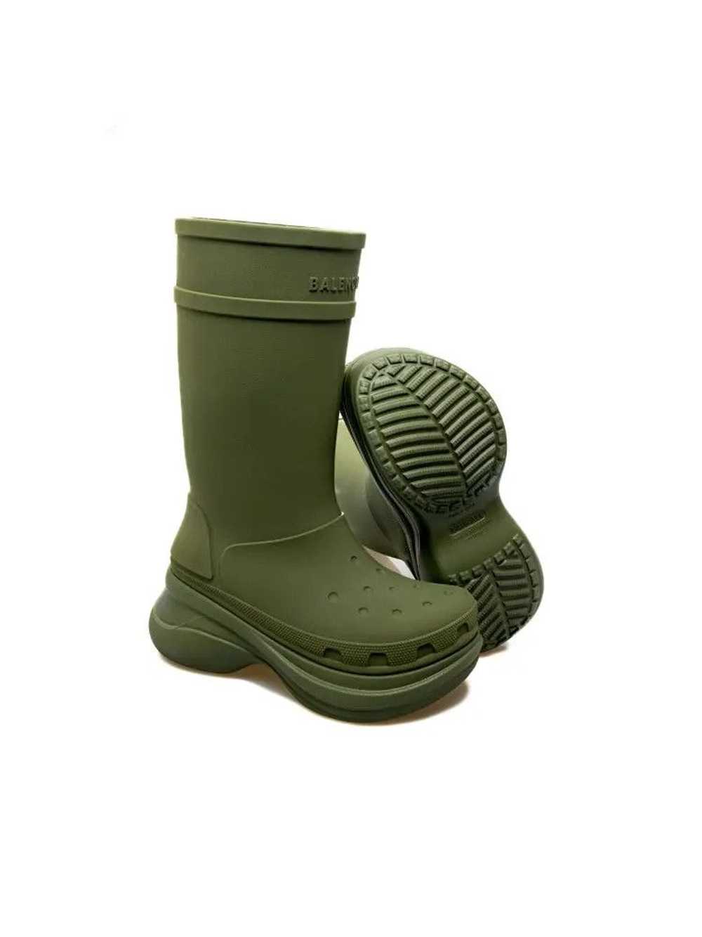 Balenciaga o1in1g0724 Crocs Boots in Green - image 3