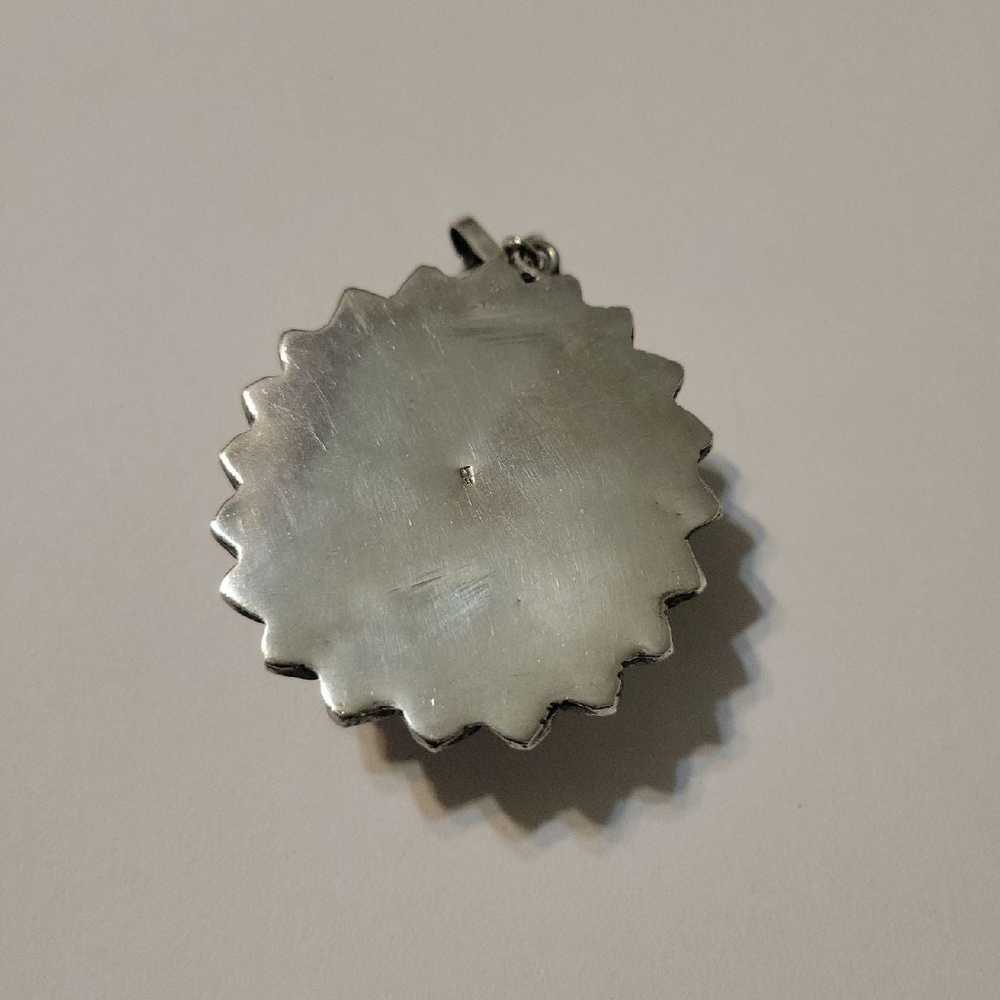 Silver Pendant with Lapis Lazuli - image 5