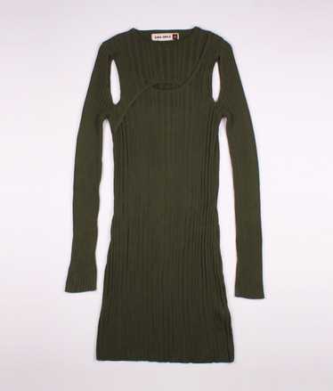 Zara Zara SRPLS Cut Out Rib Knit Mini Dress