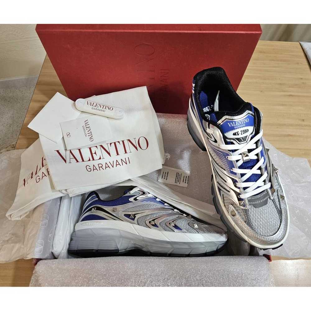 Valentino Garavani Ms-2960 leather low trainers - image 2