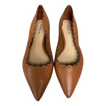 Coach Leather ballet flats - image 1