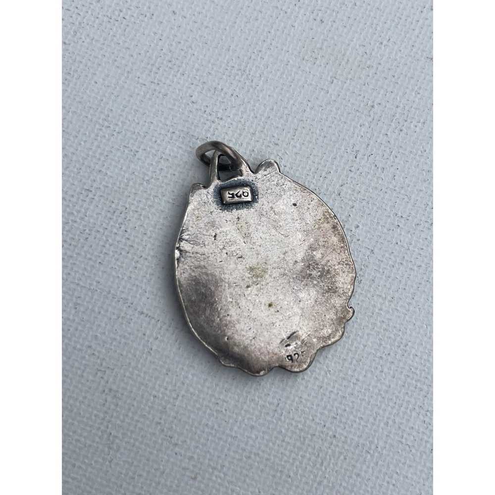 Vintage Victorian Sterling Silver Pendant - image 3