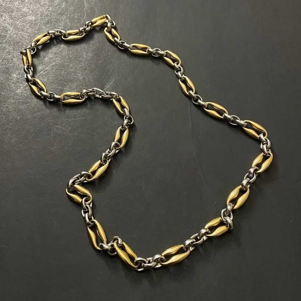 Vintage  Grosse Germany 1974 Necklace/Gold/Silver… - image 2