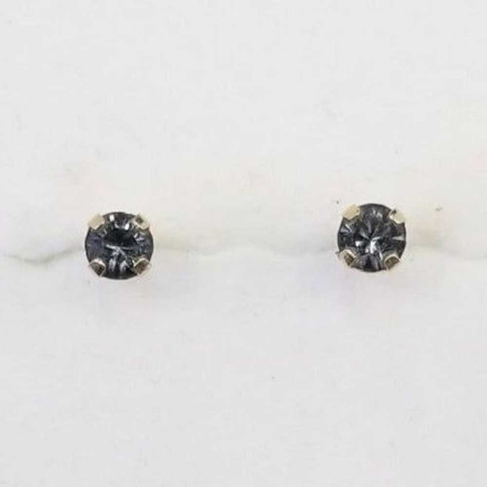 14K Gold Stud Earrings - image 8