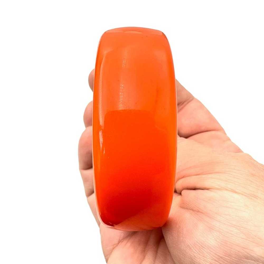 Vintage Bakelite Women's Bangle Bracelet Wide Bri… - image 5