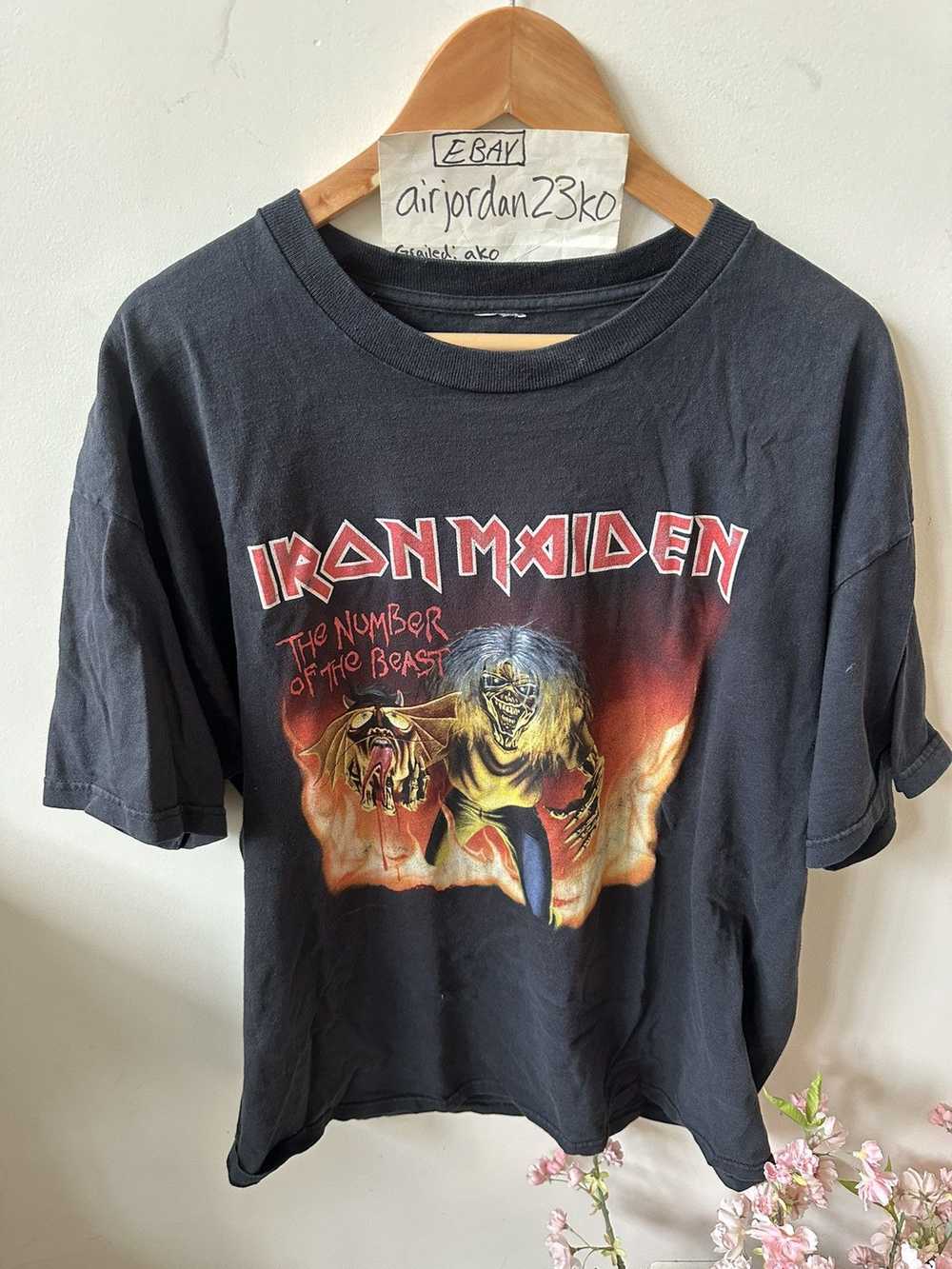 Band Tees × Iron Maiden × Vintage Rare Vintage Ir… - image 2