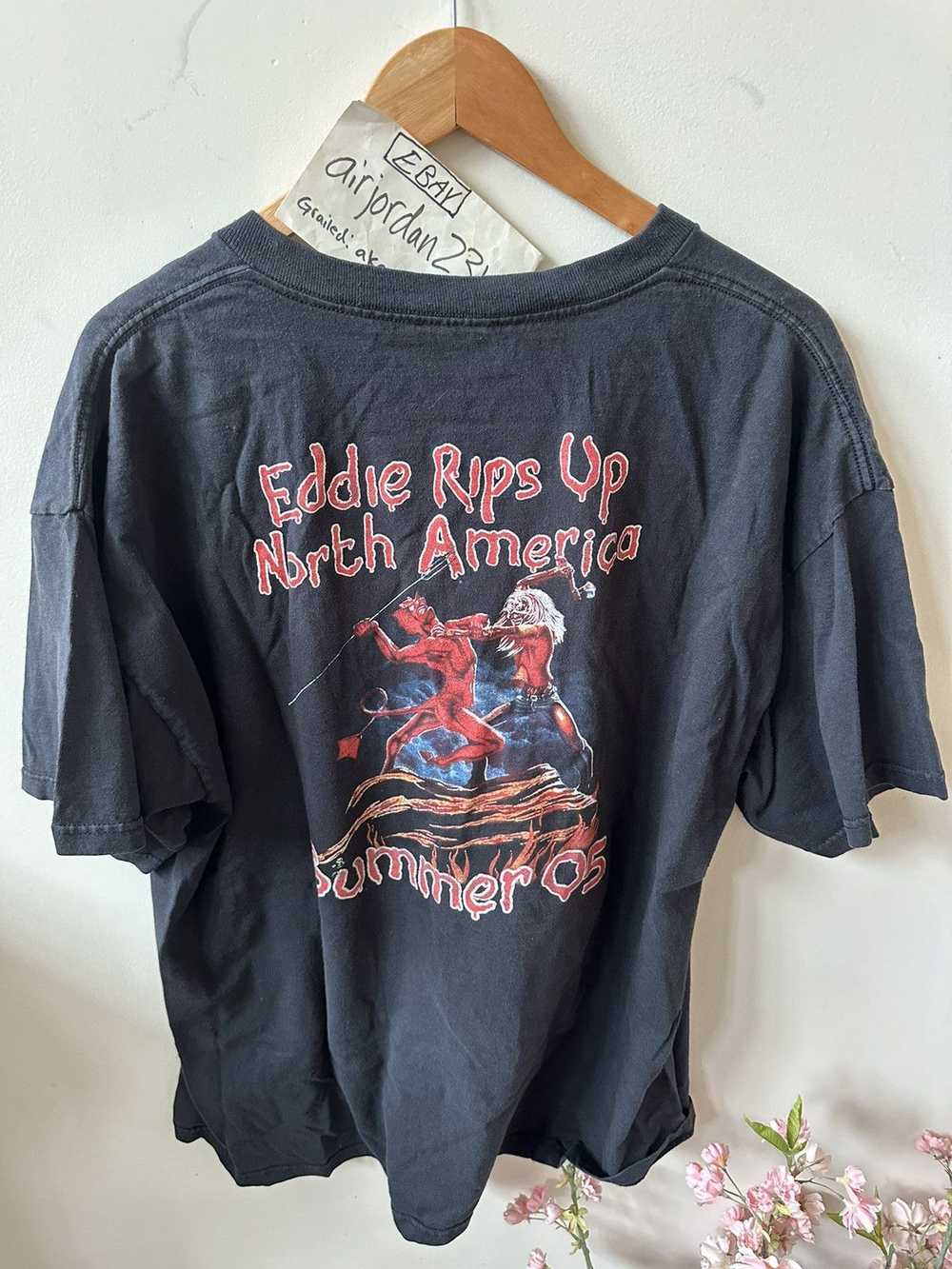 Band Tees × Iron Maiden × Vintage Rare Vintage Ir… - image 3