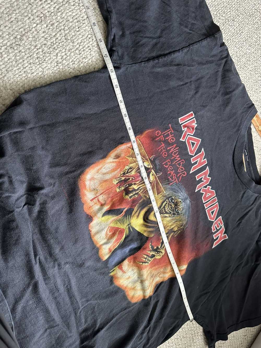 Band Tees × Iron Maiden × Vintage Rare Vintage Ir… - image 8