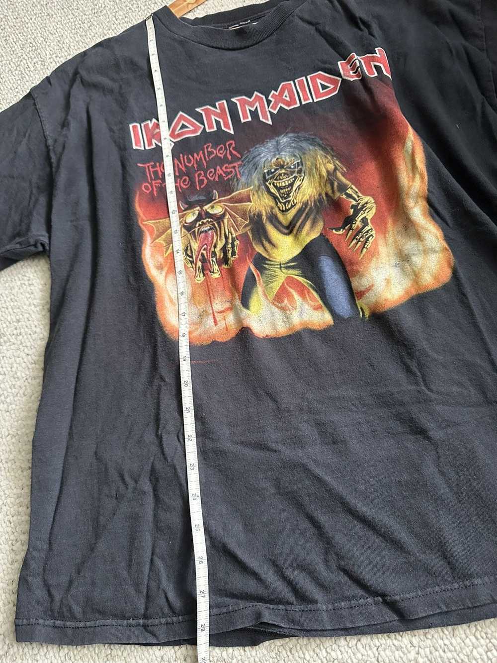 Band Tees × Iron Maiden × Vintage Rare Vintage Ir… - image 9