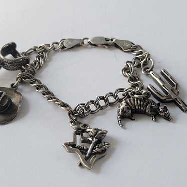 Vingage Sterling Silver 925 Texas Cowboy Themed C… - image 1