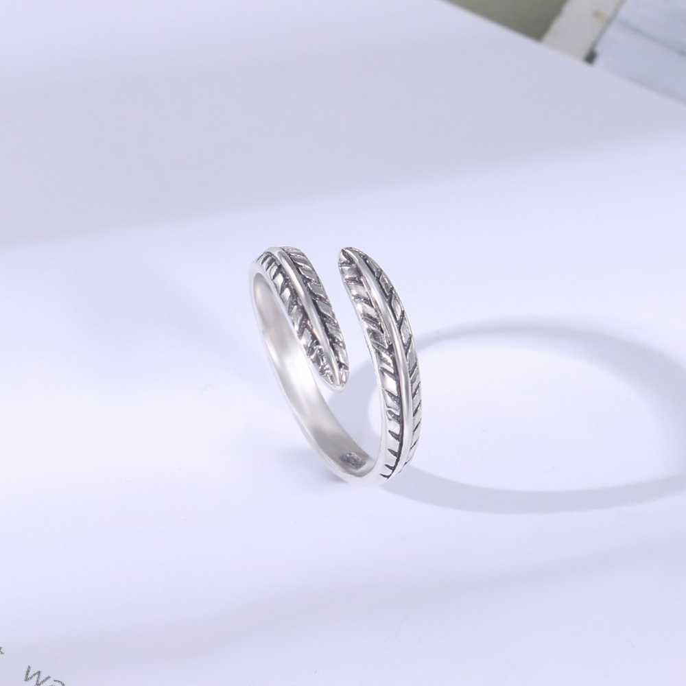 Feather niche jewelry vintage ring - image 1