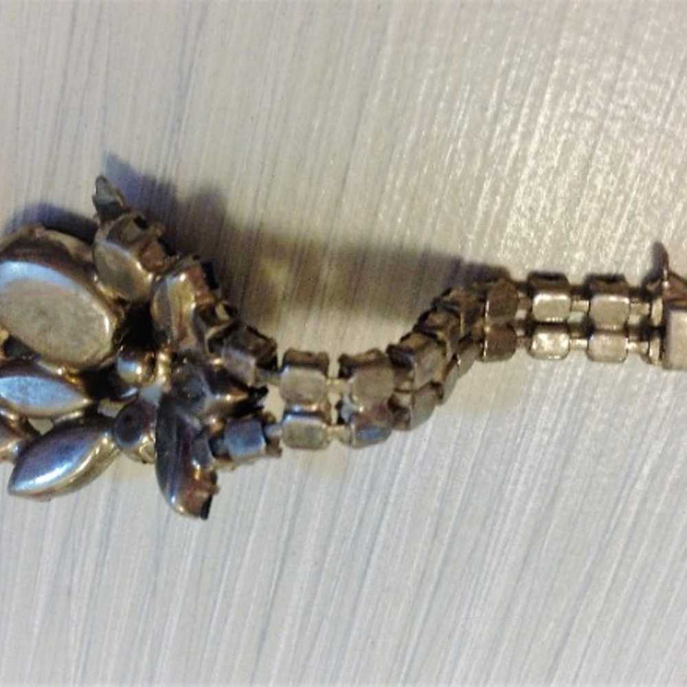 Vintage crystal bracelet - image 11