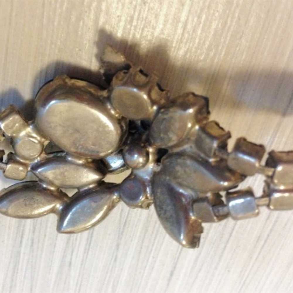 Vintage crystal bracelet - image 12