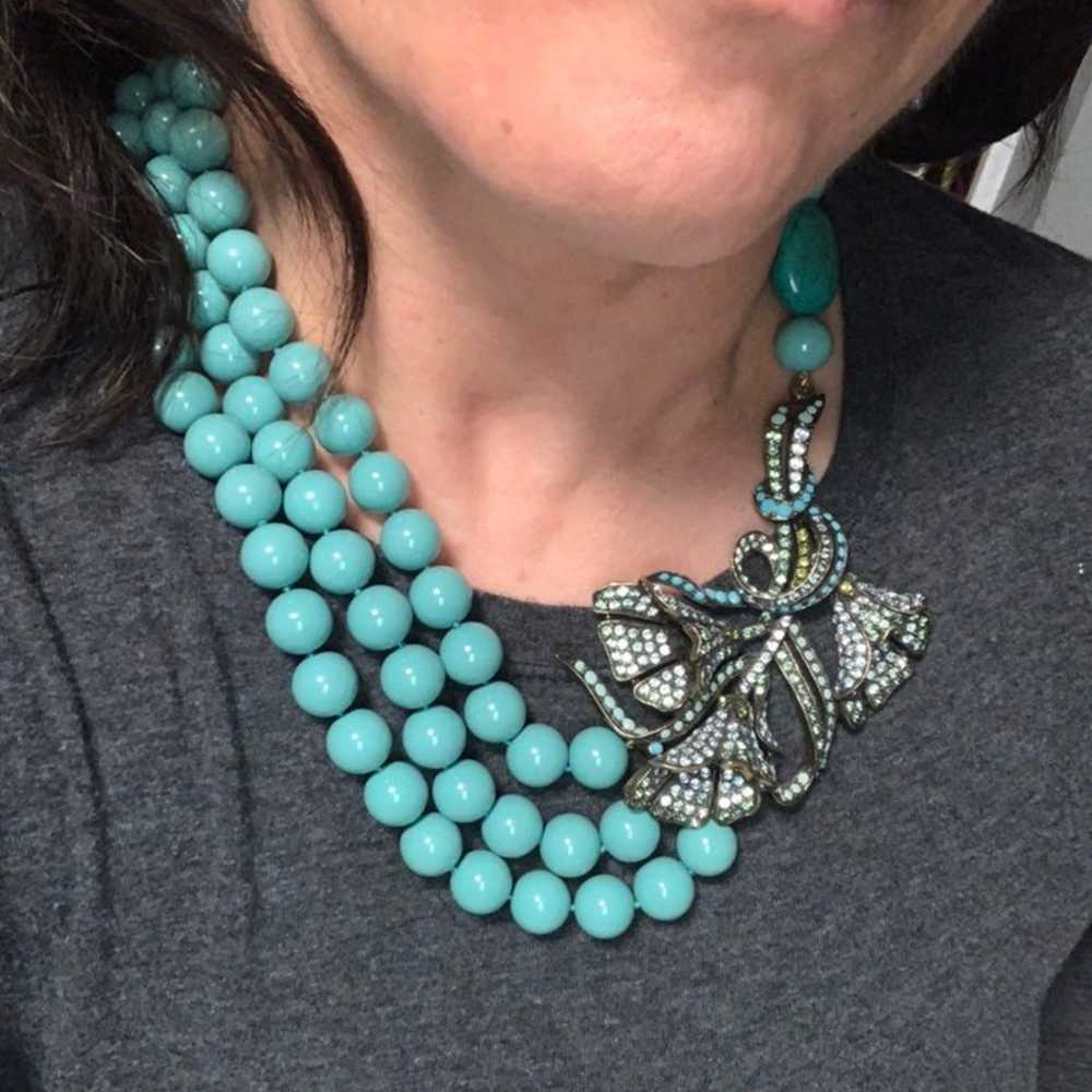 Heidi Daus   turquoise necklace - image 10