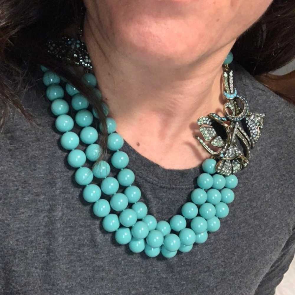 Heidi Daus   turquoise necklace - image 11