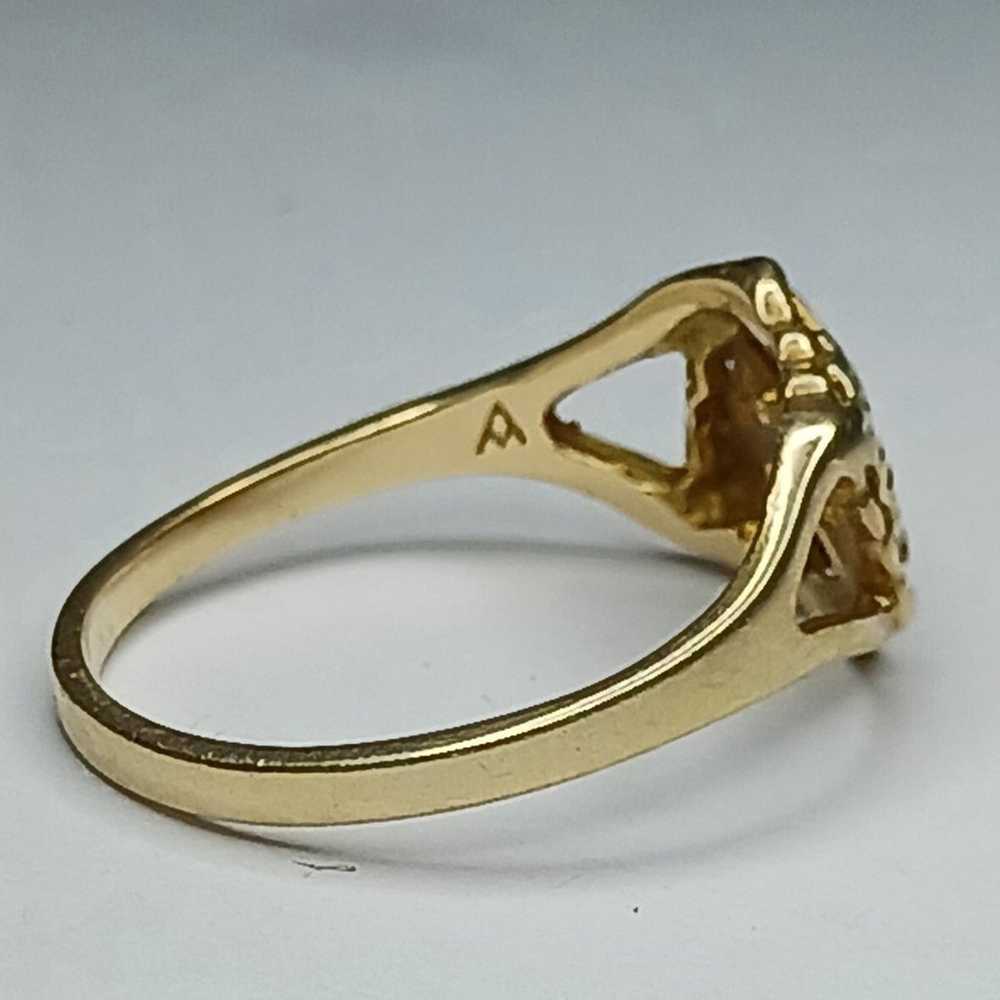 Black Hills Gold Ring Size 6 10k Multi-tone Gold … - image 10