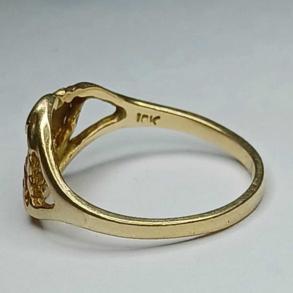 Black Hills Gold Ring Size 6 10k Multi-tone Gold … - image 8