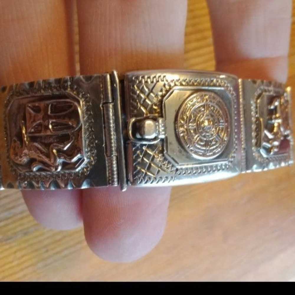 10k solid rose gold 925 sterling taxco mexico des… - image 4