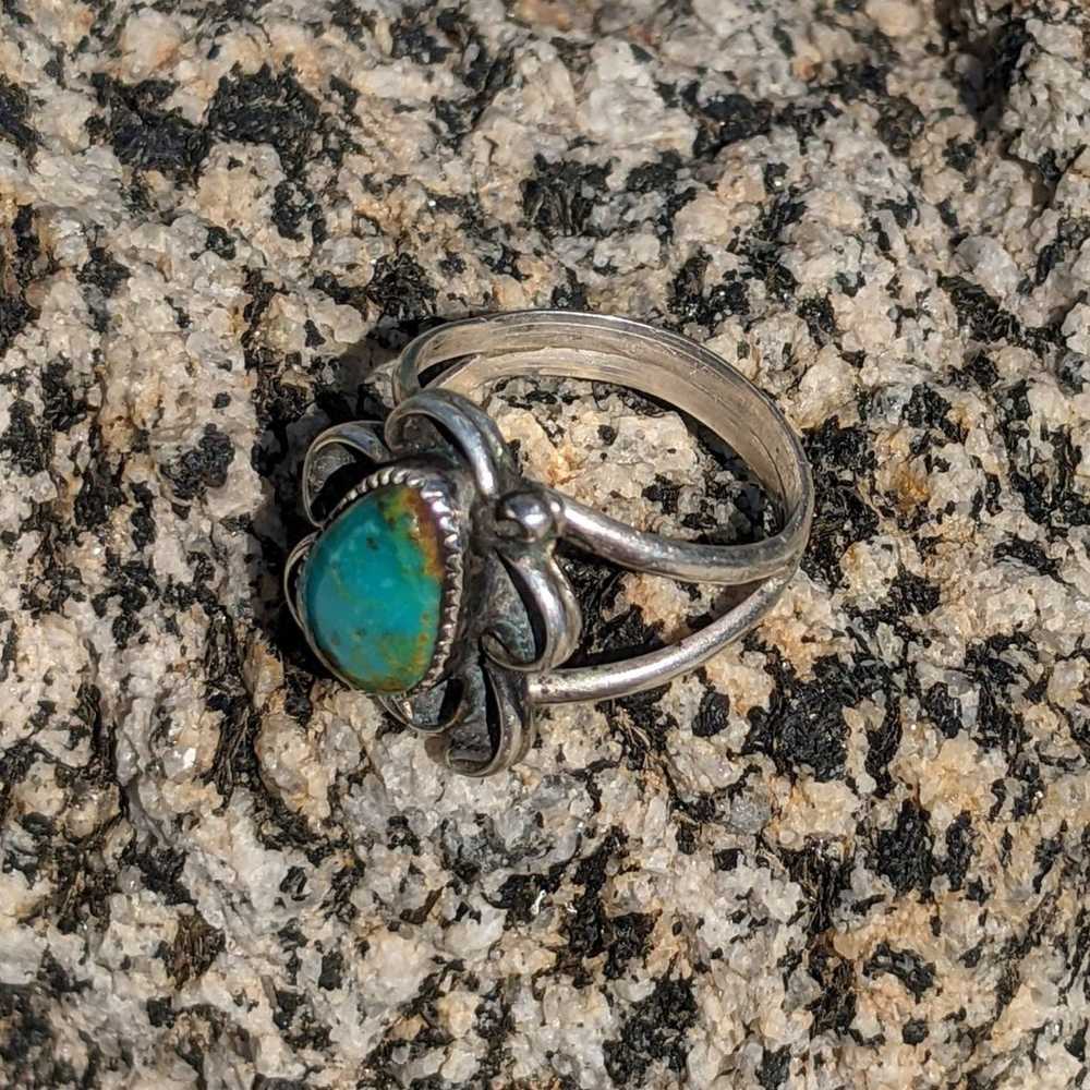 Jane Popovich Navajo Hallmarked Chrysocolla Turqu… - image 6