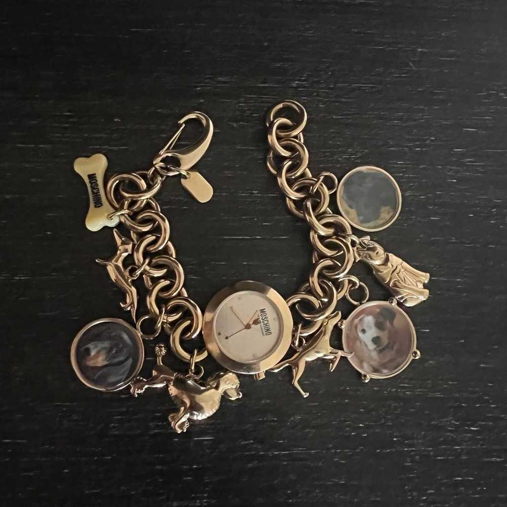 Moschino charm bracelet Watch VINTAGE! - image 2