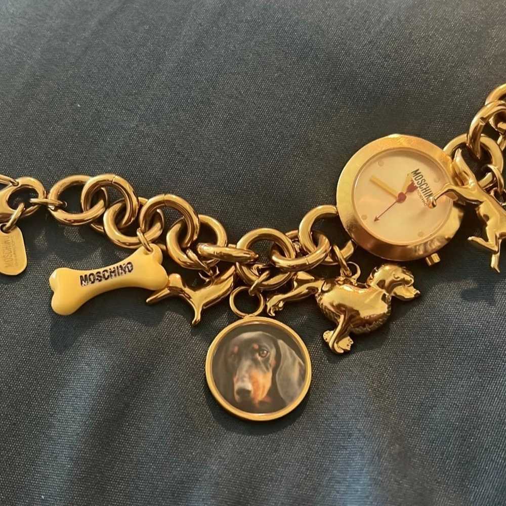 Moschino charm bracelet Watch VINTAGE! - image 3