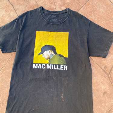 Mac Miller  Rap Tees  Rare Thrashed Faded Mac Mi