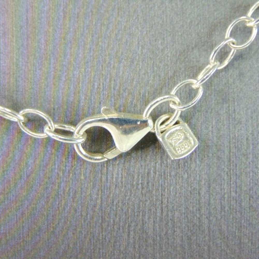 Womens Vintage Estate Fine Silver Cross Necklace … - image 3