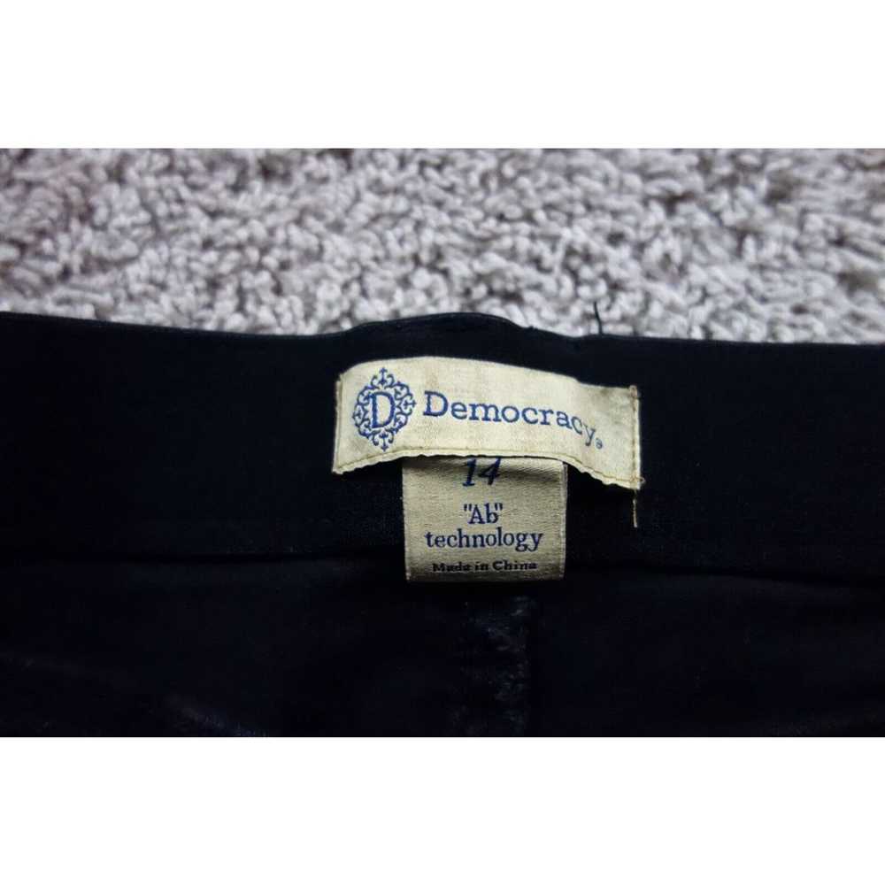 Vintage Democracy Jeans Womens 14 Black Ab Techno… - image 2