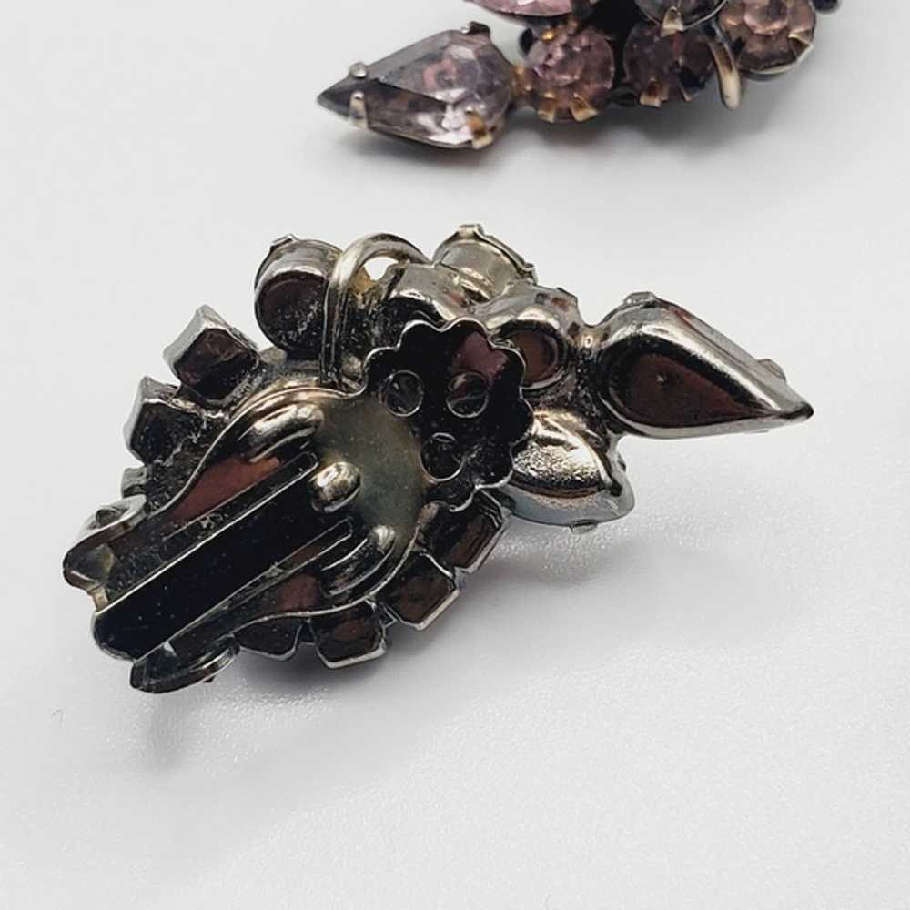 Juliana Delizza & Elster PINK D&E RARE brooch and… - image 6