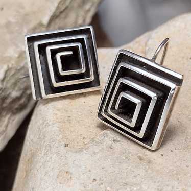 Dominique Dinouart Modernist Maze Sterling Silver… - image 1